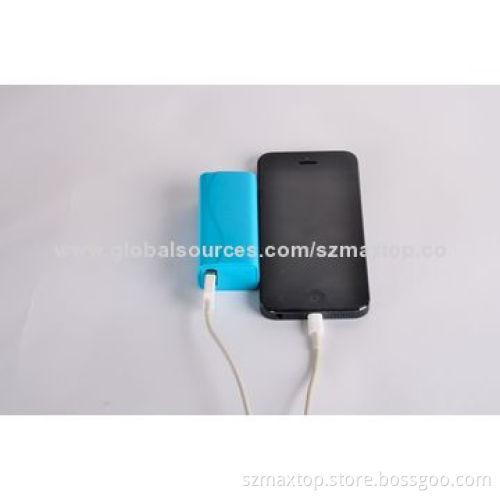Top Selling Small Capacity Portable Mobile Power Bank with LED Light